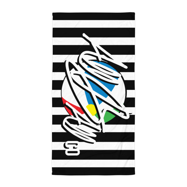 abc beach towel 'zeb'