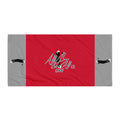 abc golf guy towel red
