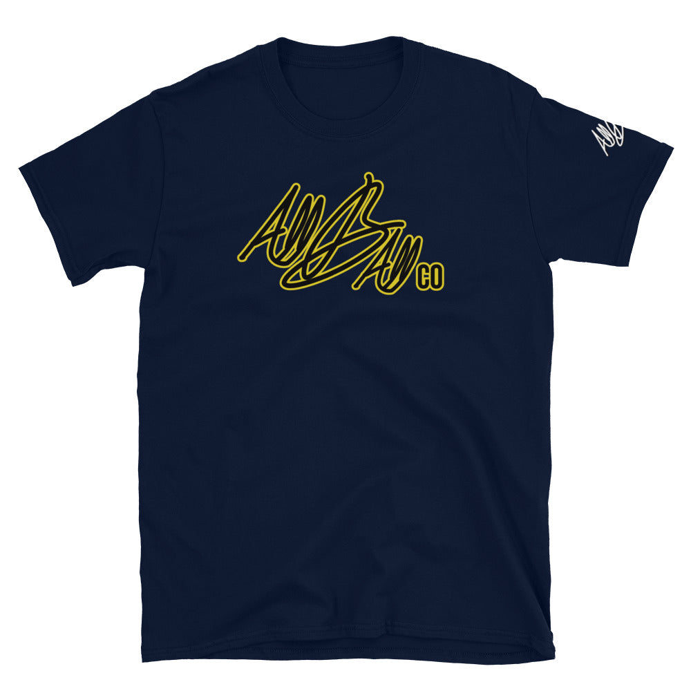 abc black n yellow tee