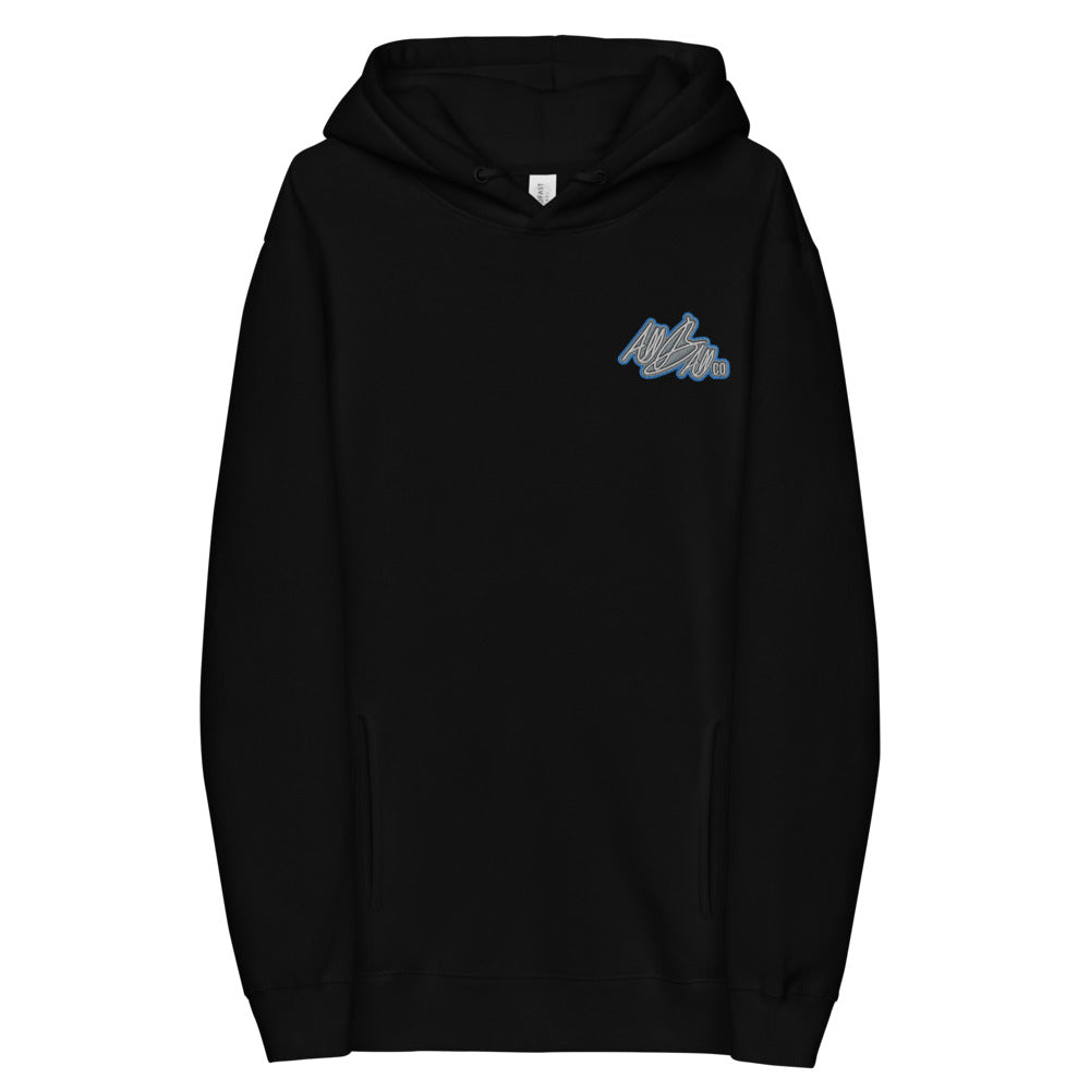abc logo stitched hoodie