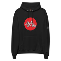 abc circle hoodie 'red'