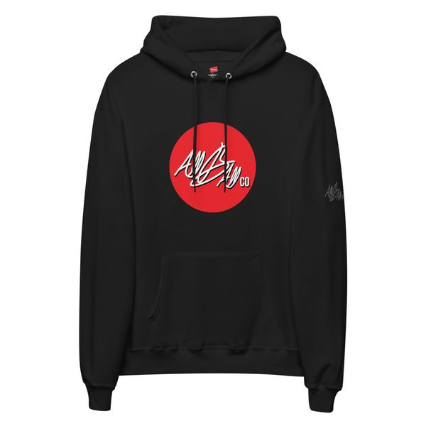abc circle hoodie 'red'