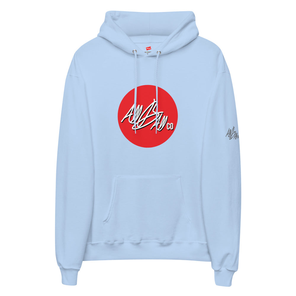 abc circle hoodie 'red'