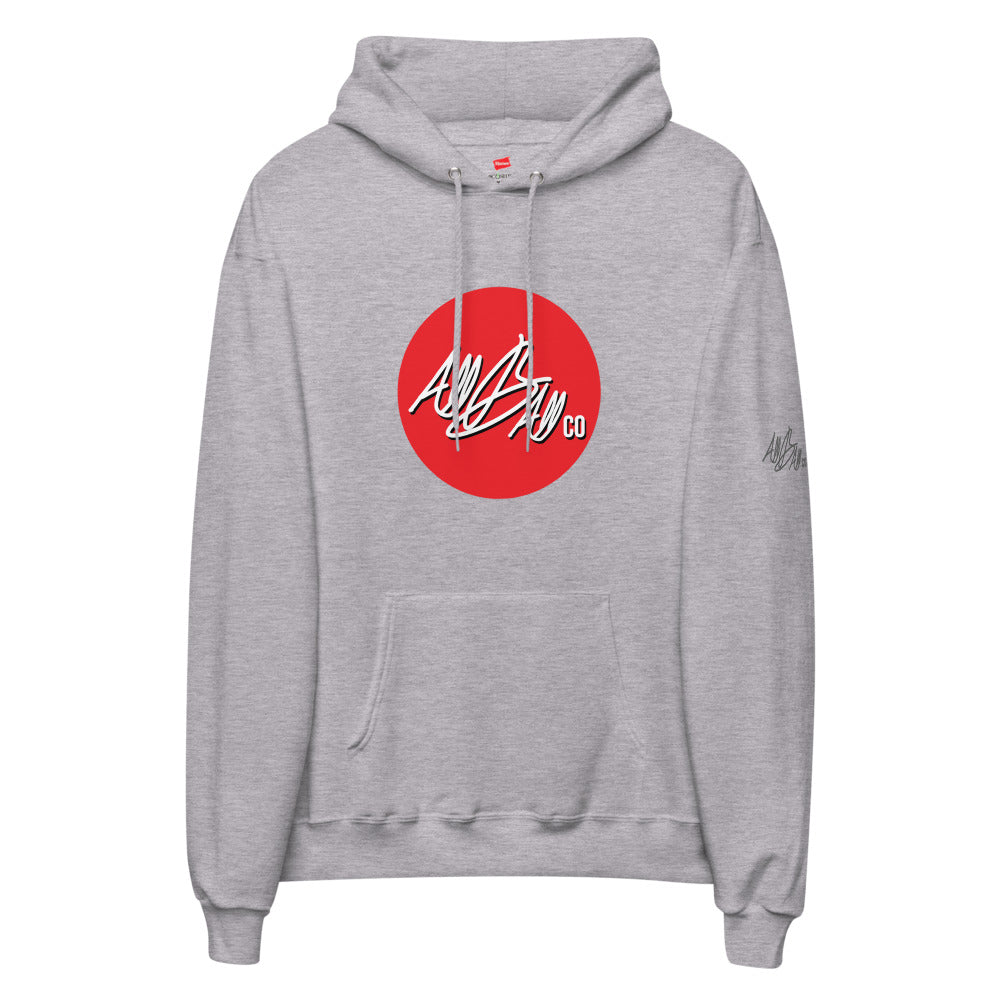 abc circle hoodie 'red'