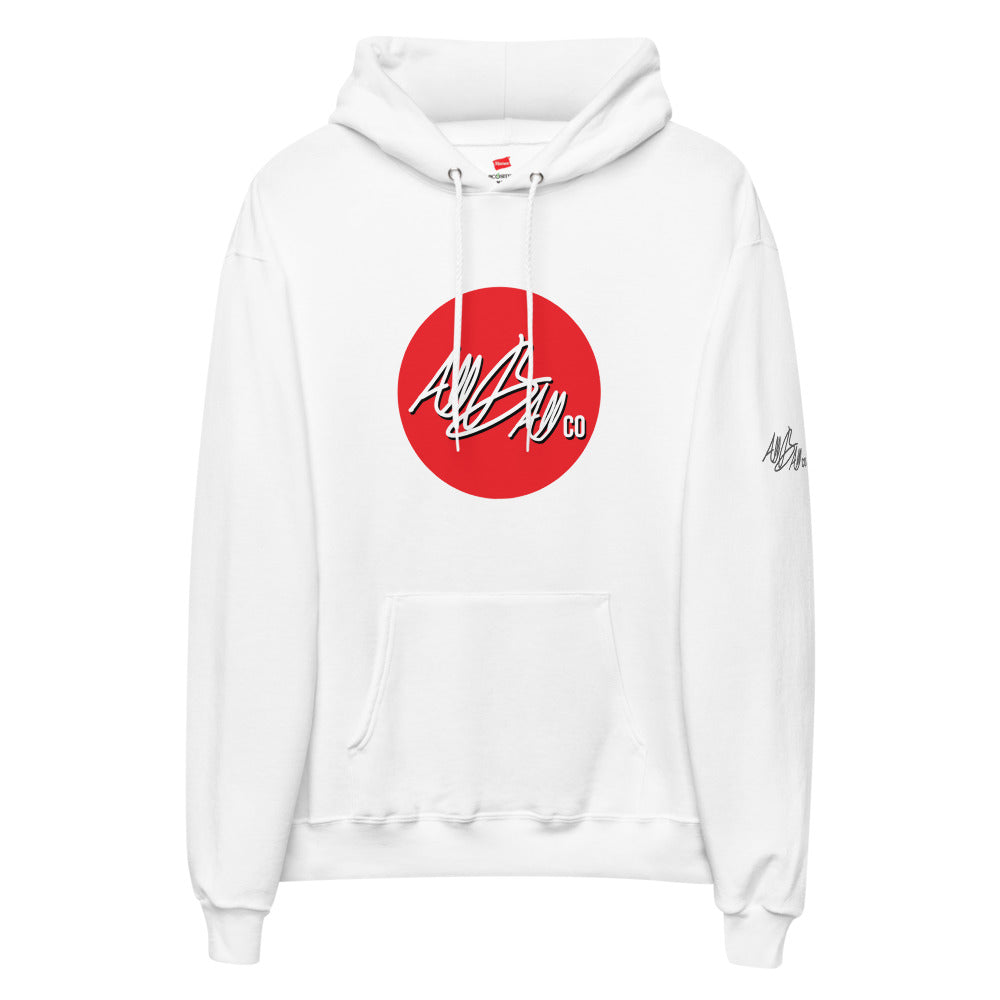 abc circle hoodie 'red'