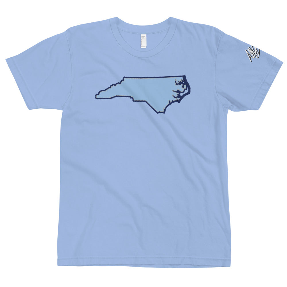 abc nc light blue tee