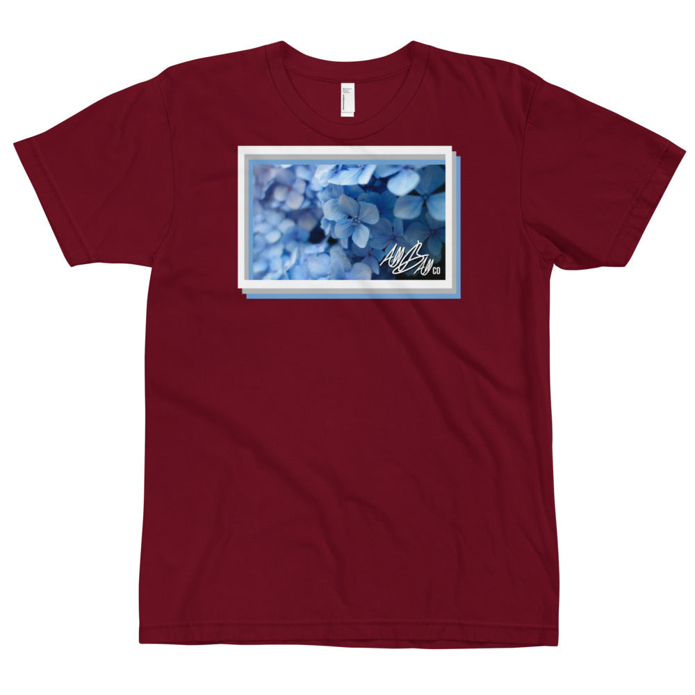 abc blue flower tee