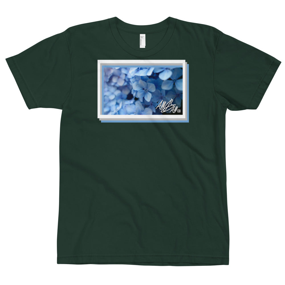 abc blue flower tee