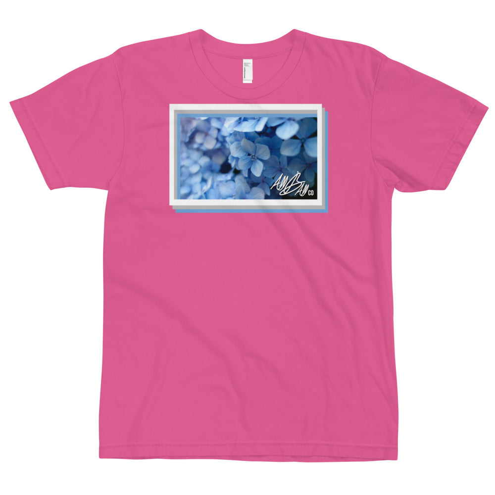 abc blue flower tee