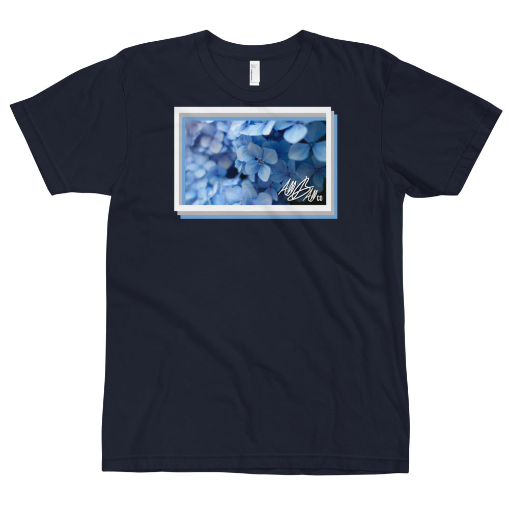 abc blue flower tee