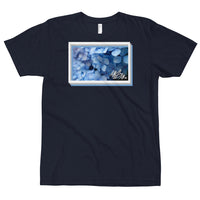 abc blue flower tee