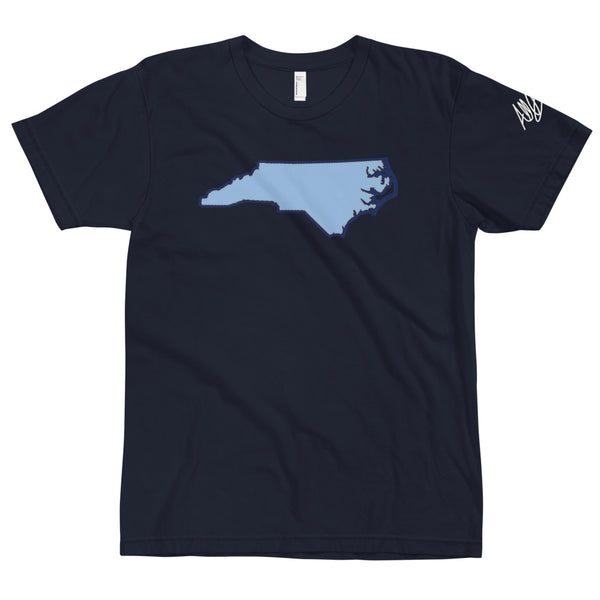 abc nc light blue tee
