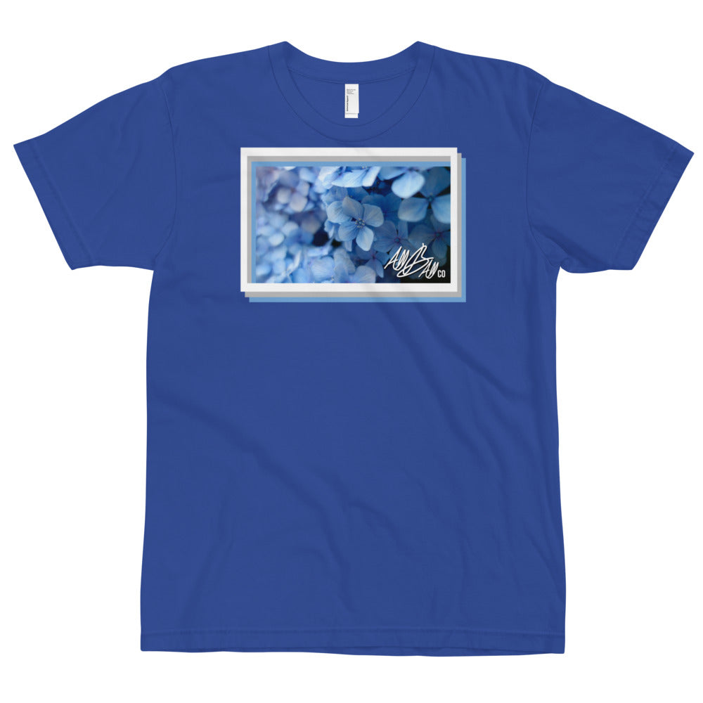 abc blue flower tee