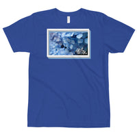 abc blue flower tee