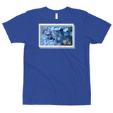abc blue flower tee