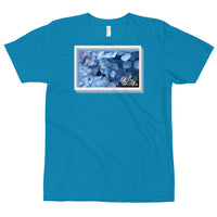 abc blue flower tee