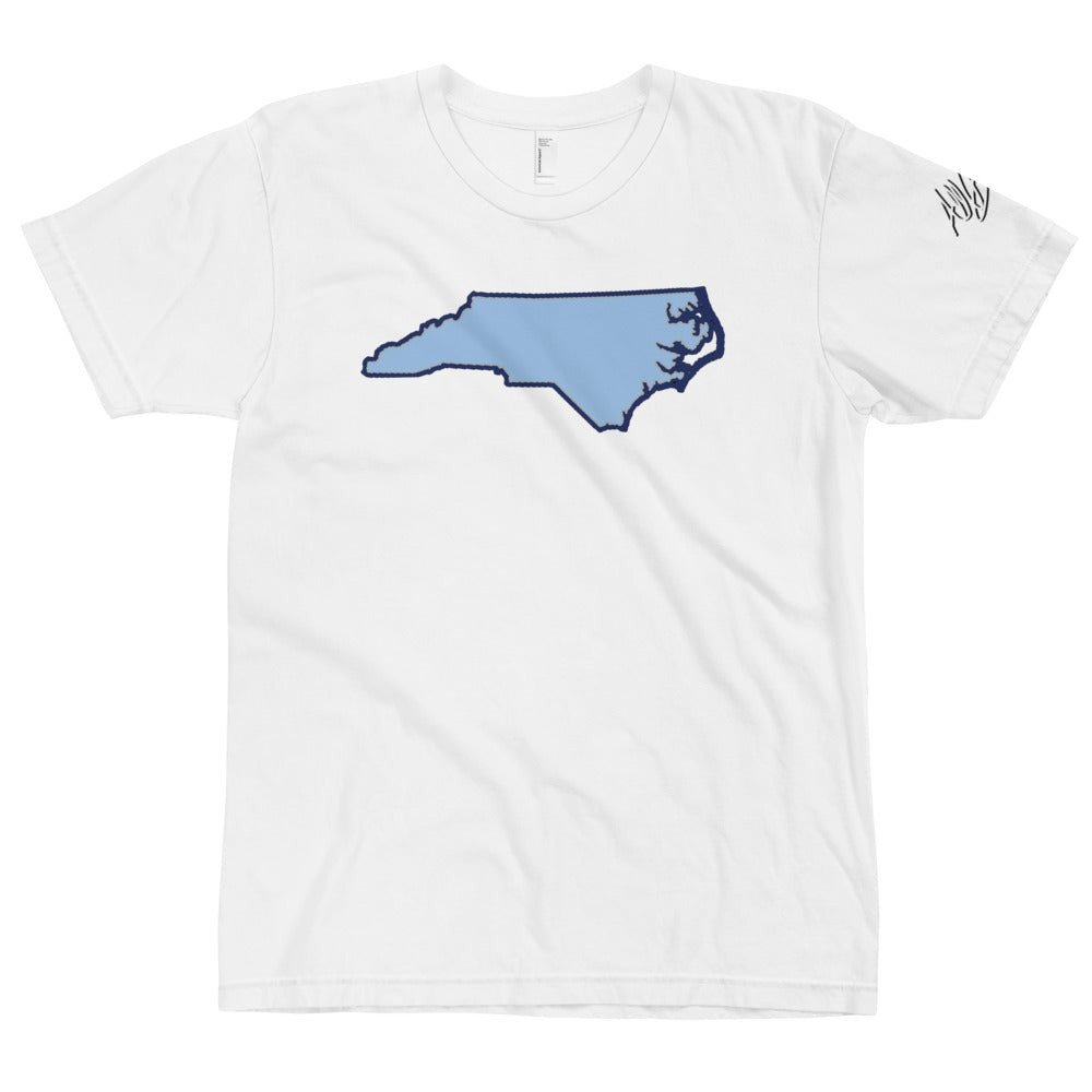 abc nc light blue tee