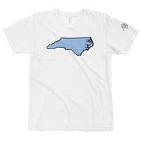 abc nc light blue tee