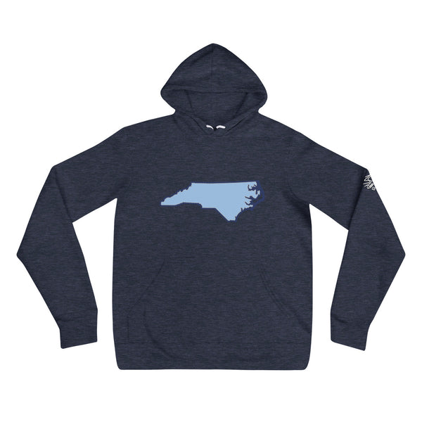 abc nc light blue hoodie