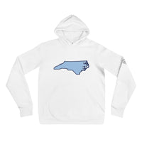 abc nc light blue hoodie