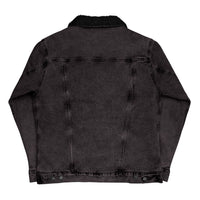 abc unisex denim sherpa jacket