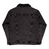 abc unisex denim sherpa jacket