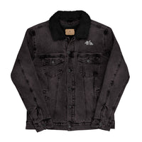 abc unisex denim sherpa jacket