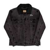 abc unisex denim sherpa jacket