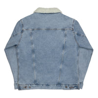 abc unisex denim sherpa jacket