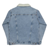 abc unisex denim sherpa jacket