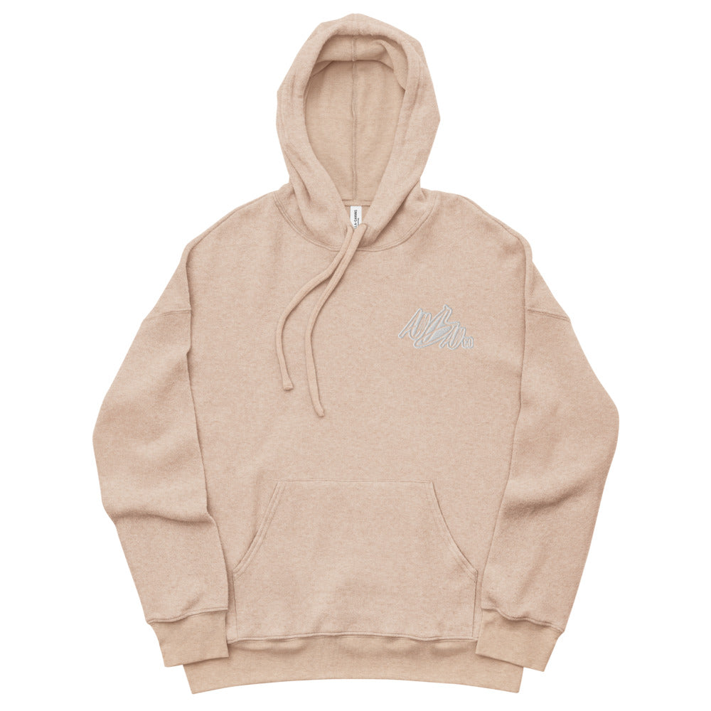 abc sueded hoodie