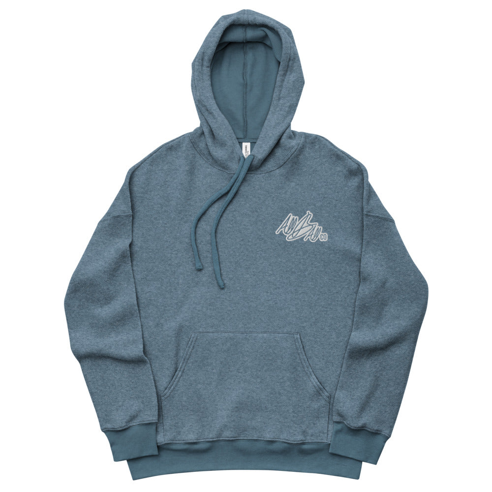 abc sueded hoodie