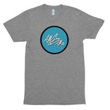 abc tri blend circle tee 'light blue'