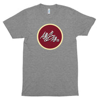abc tri blend circle tee 'red'