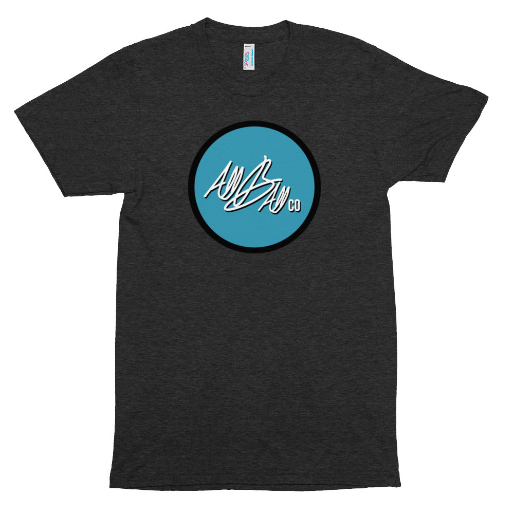 abc tri blend circle tee 'light blue'