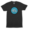 abc tri blend circle tee 'light blue'