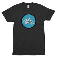 abc tri blend circle tee 'light blue'