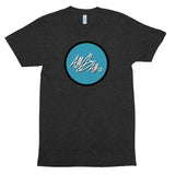 abc tri blend circle tee 'light blue'