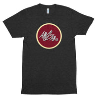 abc tri blend circle tee 'red'
