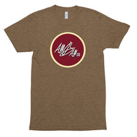 abc tri blend circle tee 'red'