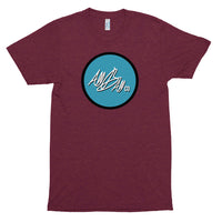 abc tri blend circle tee 'light blue'