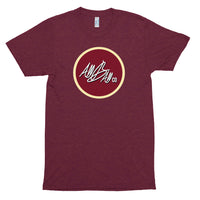 abc tri blend circle tee 'red'