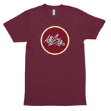 abc tri blend circle tee 'red'