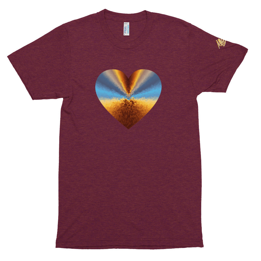 abc turbulent heart tee
