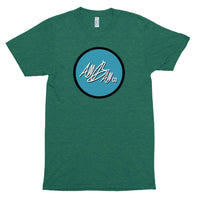 abc tri blend circle tee 'light blue'