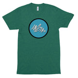 abc tri blend circle tee 'light blue'
