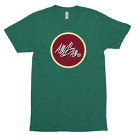 abc tri blend circle tee 'red'