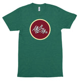 abc tri blend circle tee 'red'