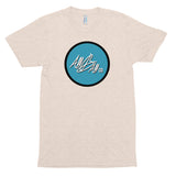 abc tri blend circle tee 'light blue'