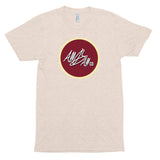 abc tri blend circle tee 'red'